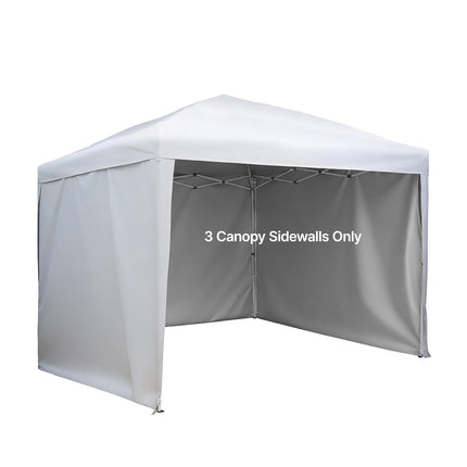 Canopy Sidewalls for 10x10 Pop-Up Tent, 3 Panels White