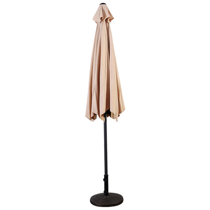 Ampelschirm 2,7m, Kurbelmechanismus, Neigefunktion, Beige