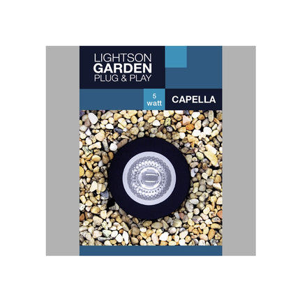 Zemní zápustné svítidlo Capella 270lm Ø6.5cm