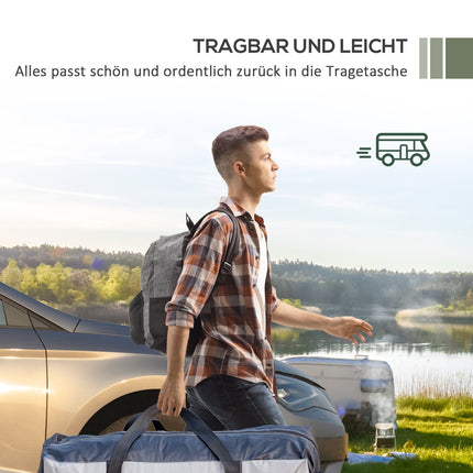 Lehký voděodolný stan na auto, ochrana proti slunci