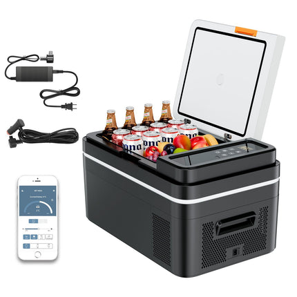 Car Refrigerator Freezer 22L, 12V 24V, App Control