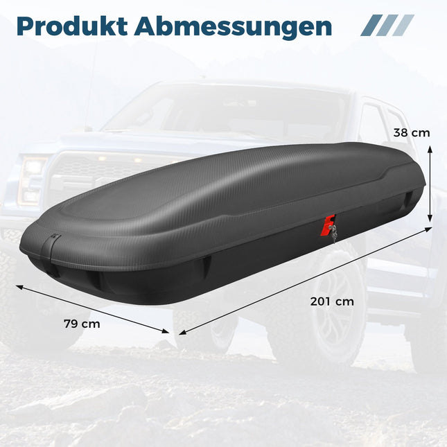 Střešní box 400L – uzamykatelný, odolný, aerodynamický