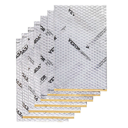 Car Sound Deadening Mat, Butyl 50 mil, 52 Sq Ft