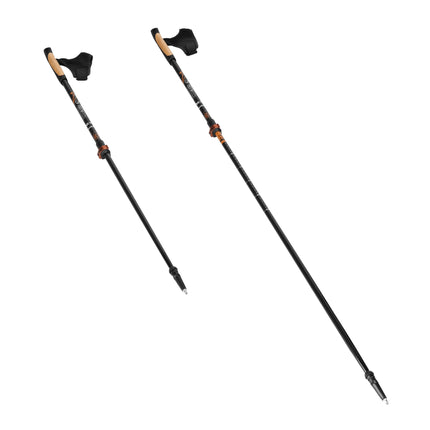 Hole na nordic walking z uhlíkových vláken, nastavitelná délka