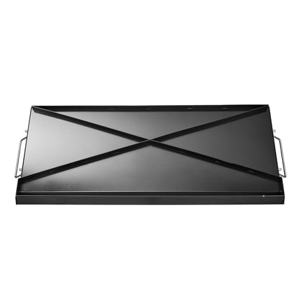 Carbon Steel Griddle, 32 x 14 in Flat Top with Handle