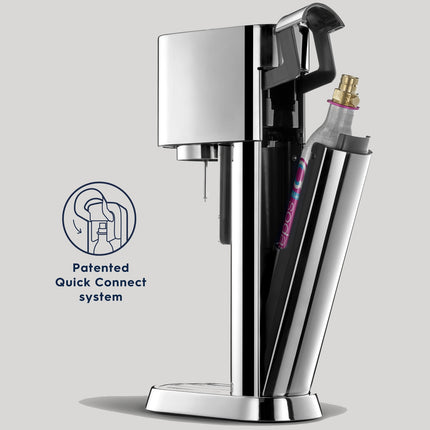 Výrobník perlivé vody enso™ Quick Connect, nerez