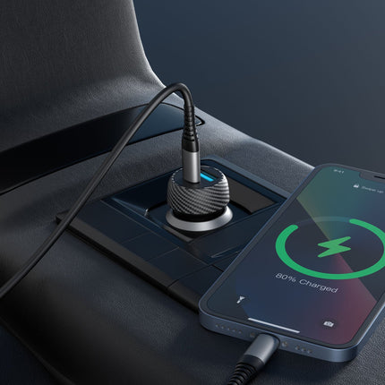 Nabíječka do auta 1xUSB-C PD 1xUSB-A 45W