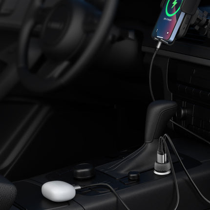 Nabíječka do auta 1xUSB-C PD 1xUSB-A 45W