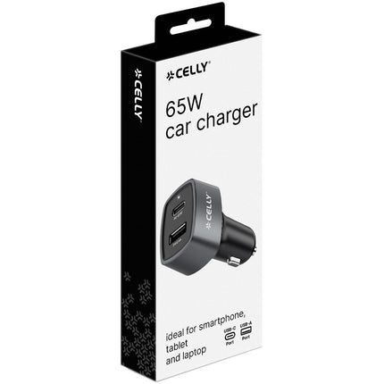 Nabíječka do auta 1xUSB-C PD 1xUSB-A 65W