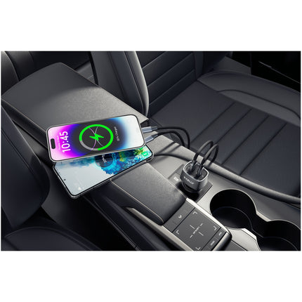 Nabíječka do auta 1xUSB-C PD 1xUSB-A 65W