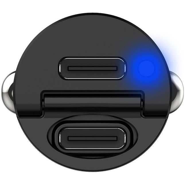 Nabíječka do auta Mini 2xUSB-C PD 30W
