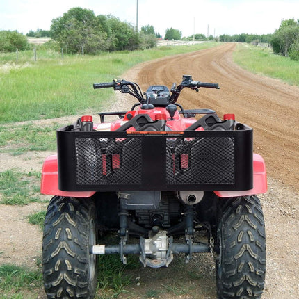 Nákladní koš pro ATV/UTV, univerzální zadní nosič se síťovaným dnem, 104 x 67 x 31.5 cm