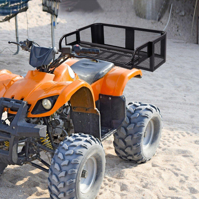 Nákladní koš pro ATV/UTV, univerzální zadní nosič se síťovaným dnem, 104 x 67 x 31.5 cm