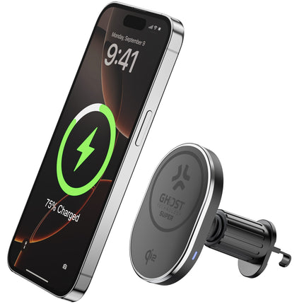 Držák do auta s bezdrátovým nabíjením Qi2 15W