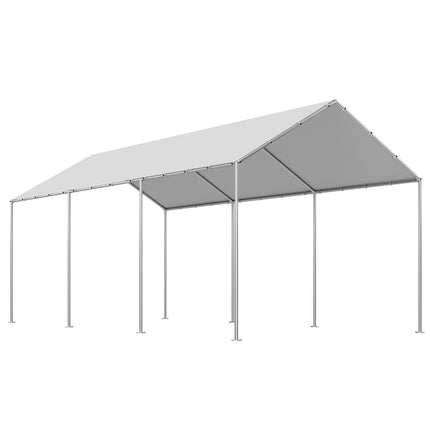Carport Replacement Canopy 10x20 Ft, Waterproof UV, Grey