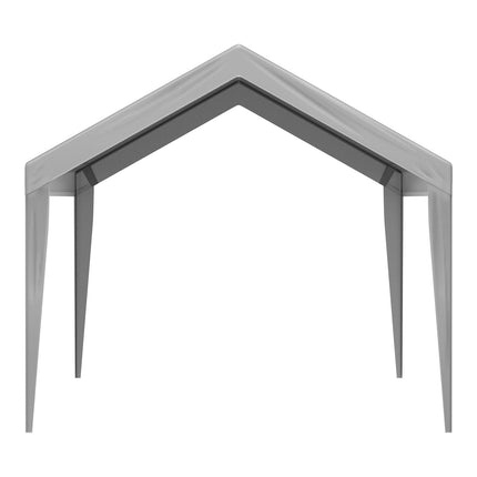 Carport Replacement Canopy Cover 10x20 Ft, Waterproof UV, Gray