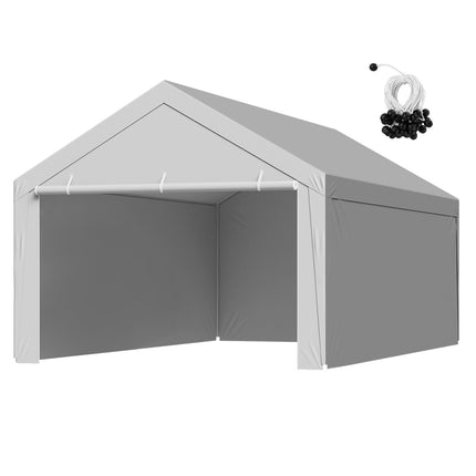Carport Replacement Canopy Cover 12x20 Ft, Sidewalls