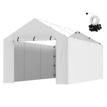 Carport Side Wall Replacement Cover 10x20 Ft, Waterproof UV