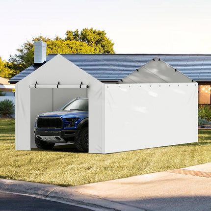 Carport Side Wall Replacement Cover 10x20 Ft, Waterproof UV
