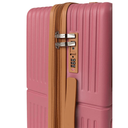 Carry-On Suitcase, Watermelon Pink, 20-Inch