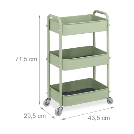 Cart with 3 shelves