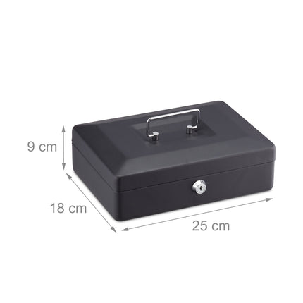 Cash box with 2 keys