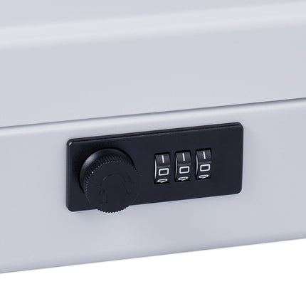 Cash drawer with combination