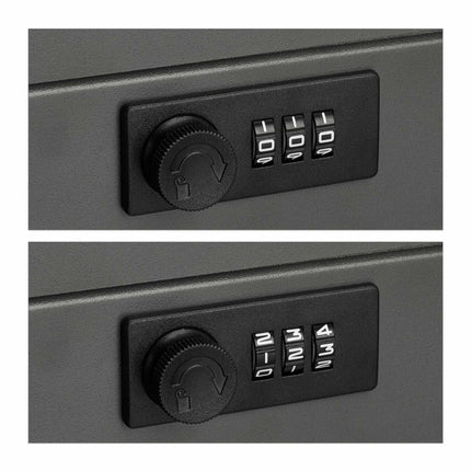 Cash drawer with combination lock