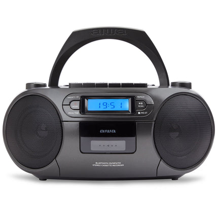 Radiomagnetofon CD/FM rádio/kazeta/USB/BT černá