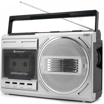 Radiomagnetofon mono Bluetooth RR20SI stříbrná