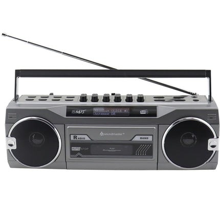 Radiomagnetofon stereo Bluetooth SRR80TI stříbrná