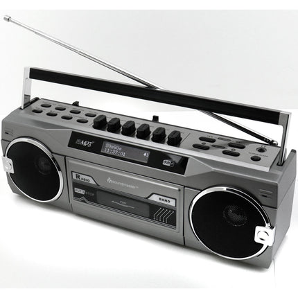 Radiomagnetofon stereo Bluetooth SRR80TI stříbrná