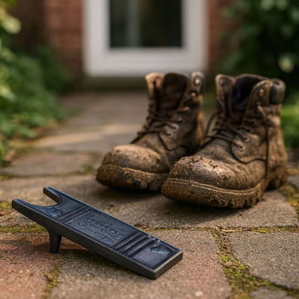 Stiefelknecht aus Gusseisen – Einfaches Werkzeug zum Ausziehen von Schuhen