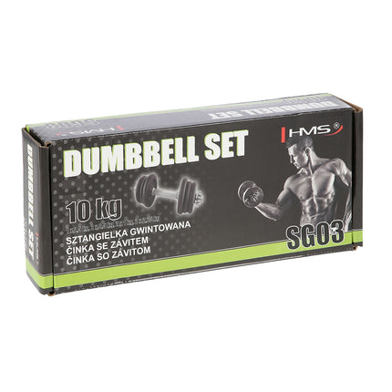 Cast Iron Dumbbell, 10 kg Weight