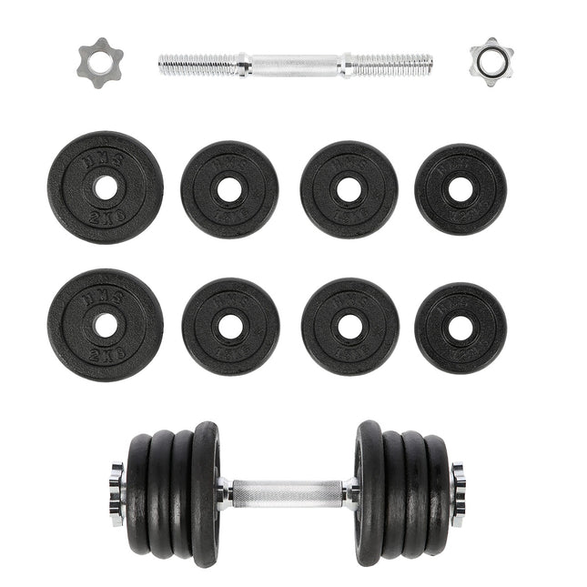 Cast Iron Dumbbell, 15 kg, Strength Training