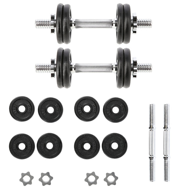 Cast Iron Dumbbells, 2x7kg, Set of 2