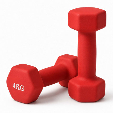 Litinové činky, pár s ergonomickým úchopem