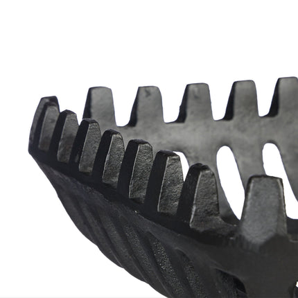 Cast Iron Fireplace Log Grate with Feet, Size L