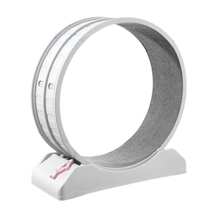 Cat Exercise Wheel 31.5 Inch, Quiet Brake, Carpeted Runway