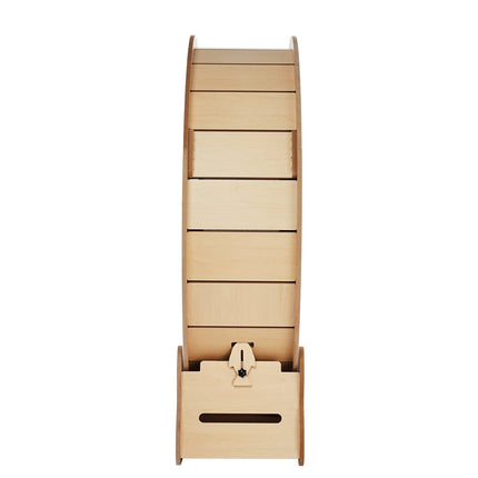 Cat Exercise Wheel 43.3-Inch Wooden Treadmill, Detachable Mat
