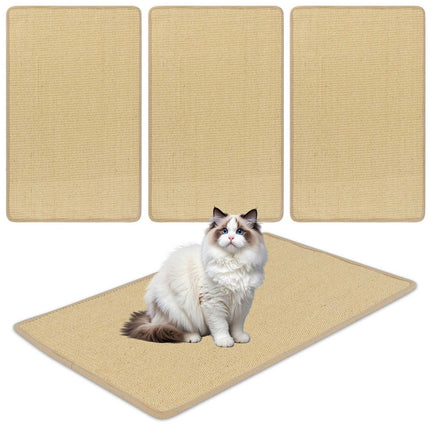 Kočičí škrabací podložky, 2 ks, 80x50 cm sisal, samolepicí