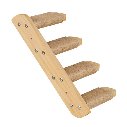 Kočičí schody na zeď – 4 stupně pro lezení a drápání