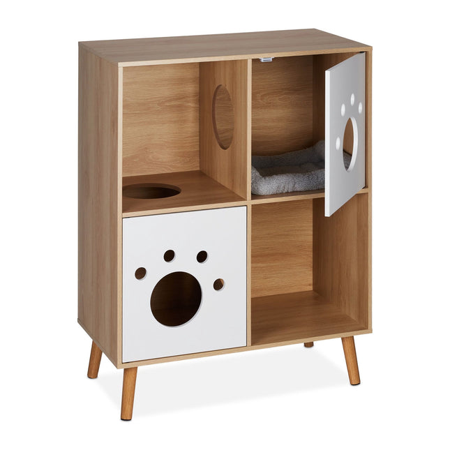 Kattenkast met 4 vakken