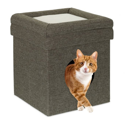 Katzenversteck mit Klappdach