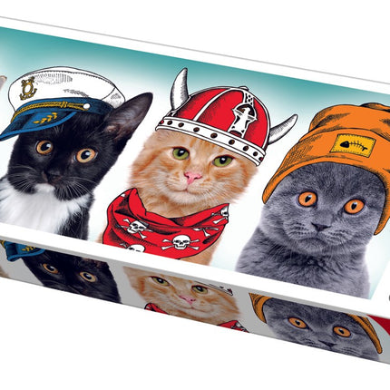 Katzen Panorama Puzzle, 500 Teile, Spaß für die ganze Familie