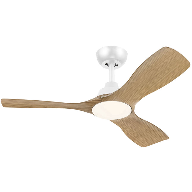 Stropní ventilátor se světlem 106 cm, laditelná bílá LED, dálkové ovládání
