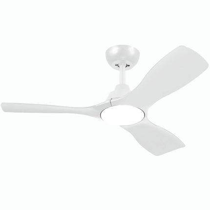 Stropní ventilátor se světlem, nastavitelná bílá LED, Ø106 cm, dálkové ovládání