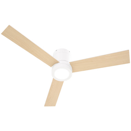 Stropní ventilátor se světlem a dálkovým ovládáním, 3 rychlosti, tichý a stmívatelný