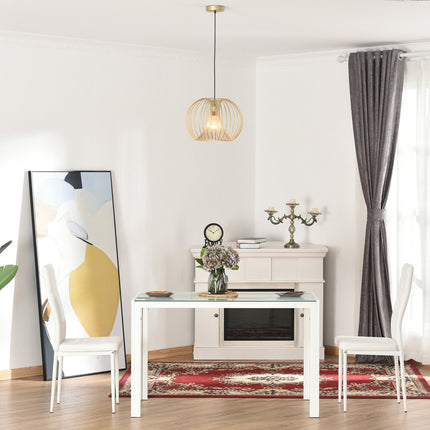 Vintage zlaté stropní svítidlo, nastavitelná ocel, E27, Ø37x150 cm