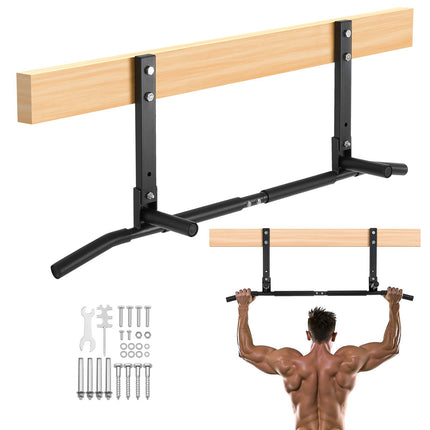 Ceiling-Mount Pull Up Bar, Multi-Grip, 42 In, 440 Lb